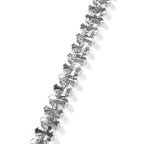 Cross-Shape Diamond-Encrusted Gold Bracelet - ZORVA JEWELRY