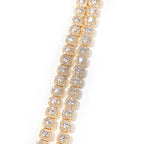 Yellow Gold Round Brilliant Cut Diamond Tennis Bracelet - ZORVA JEWELRY